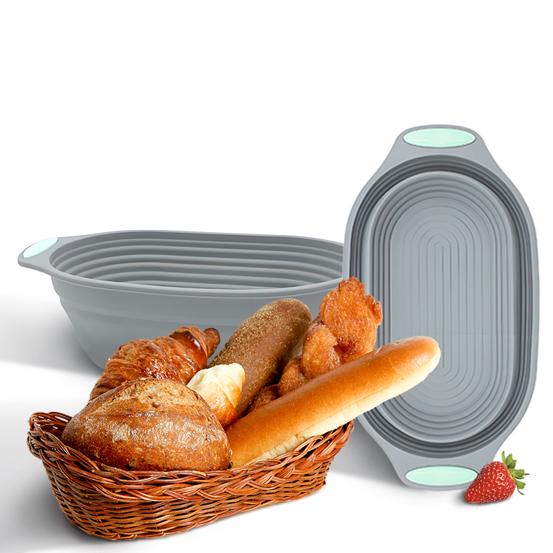 Kitchen Handy Gadgets - 1PC Silicone Foldable Banneton Bread Proofing