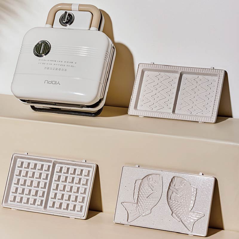 Breakfast Sandwich Maker - 750W Electric Sandwich Maker Multi-functional Breakfast