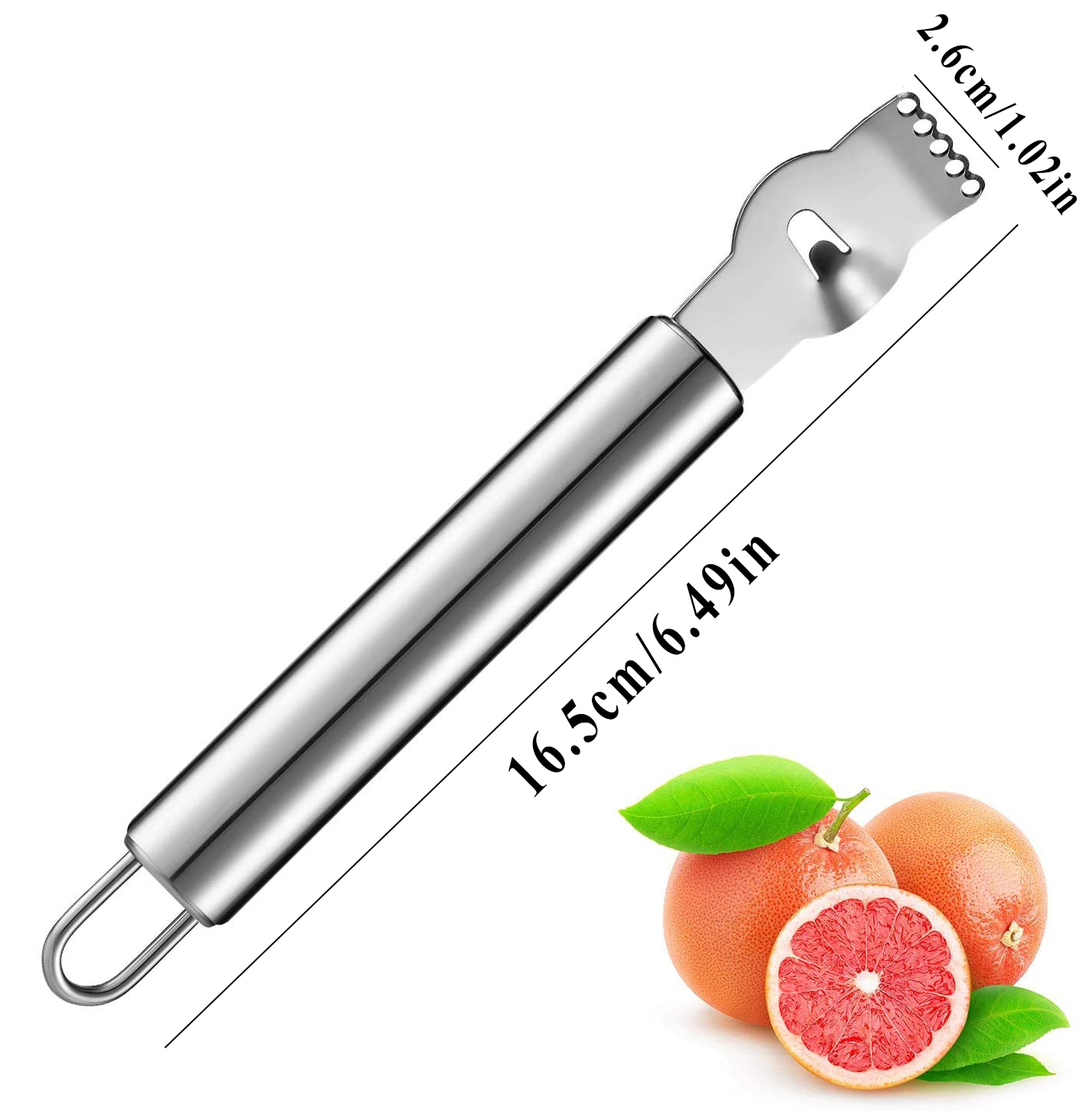 Kitchen Gadgets Useful - Stainless Steel Lemon Zester Grater With