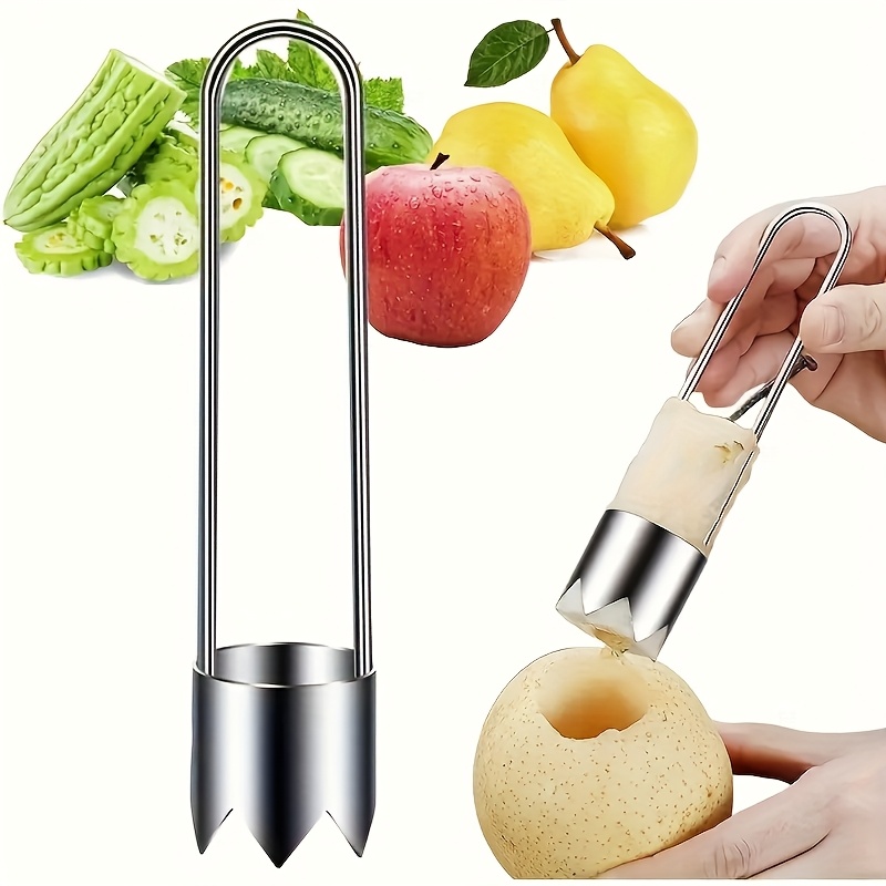 Kitchen Handy Gadgets - Stainless Steel Fruit Vegetable Core Remover