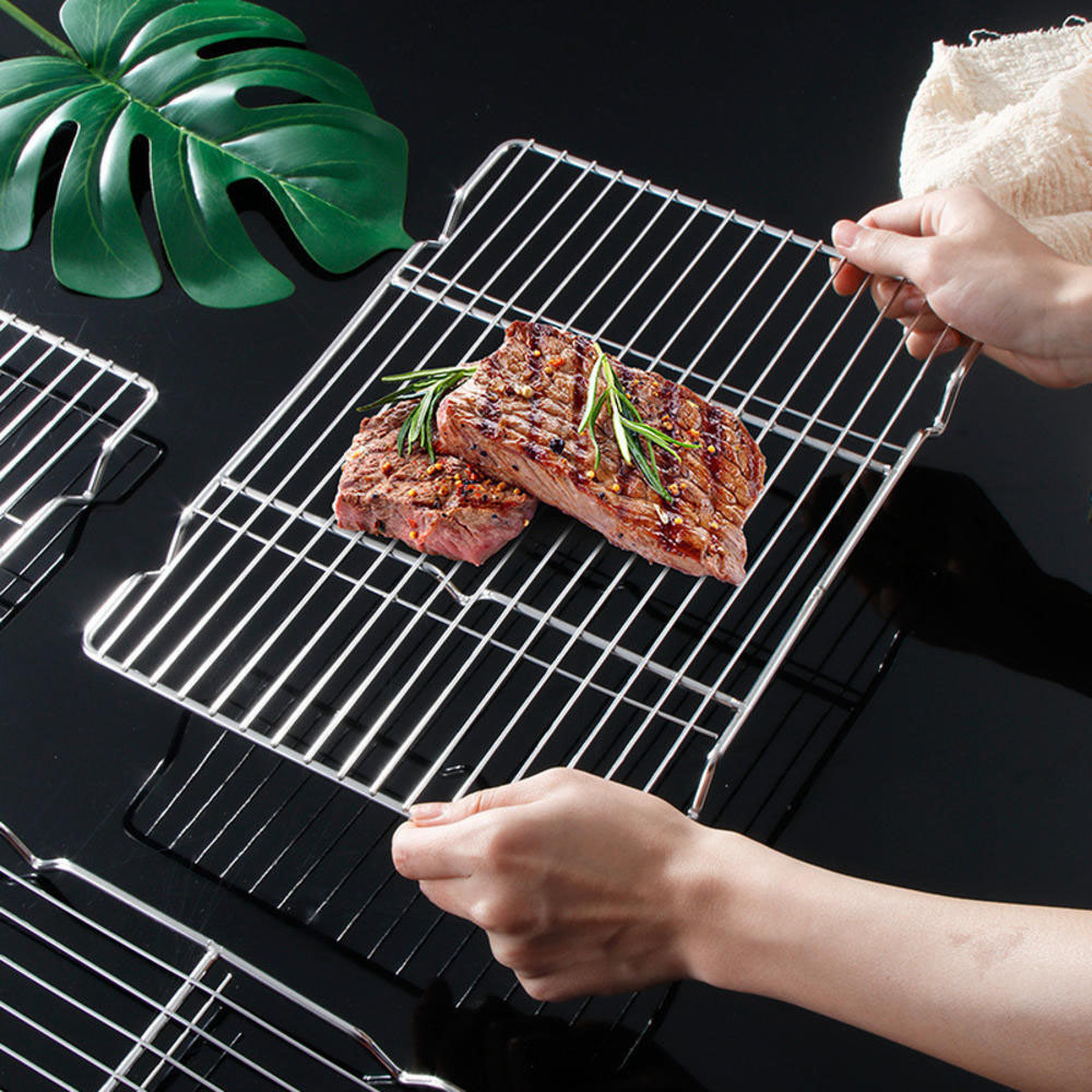 Kitchen Handy Gadgets - Stainless Steel Barbecue Mesh Mat Reusable