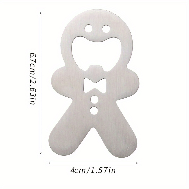 Gingerbread Man Bottle Opener  - Kitchen Gadgets Men recension och pris