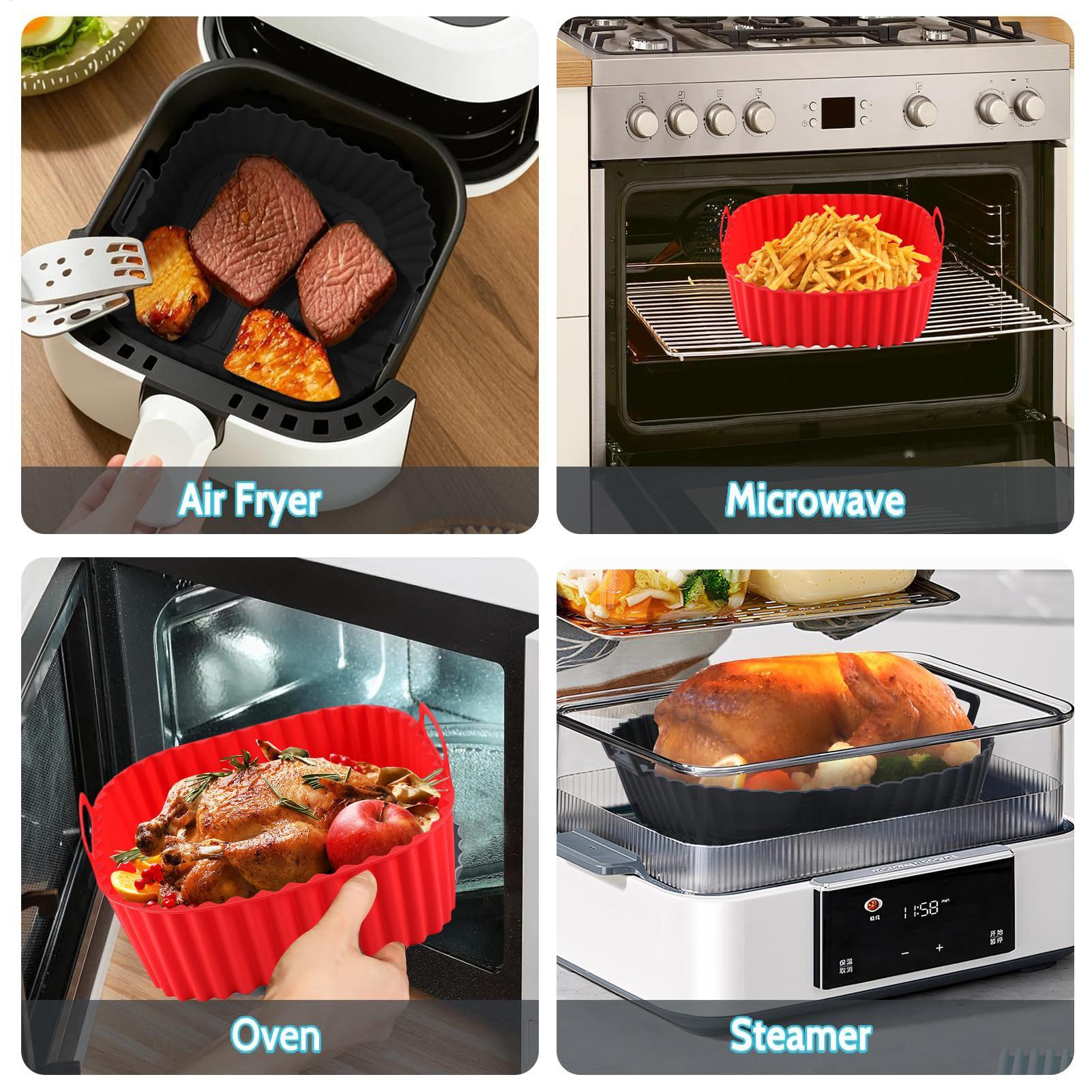Silicone Air Fryer Liners Pot  - Kitchen Gadgets Men recension och pris