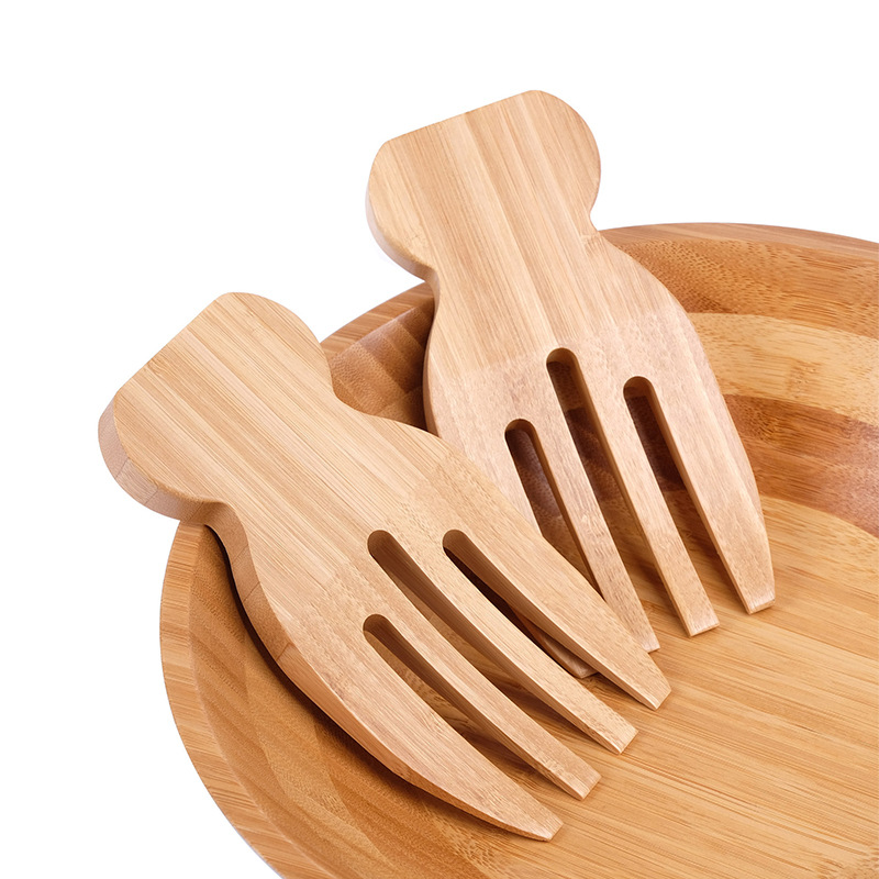 2Pcs Salad Hands Bamboo Salad  - Kitchen Helper Gadgets recension och pris