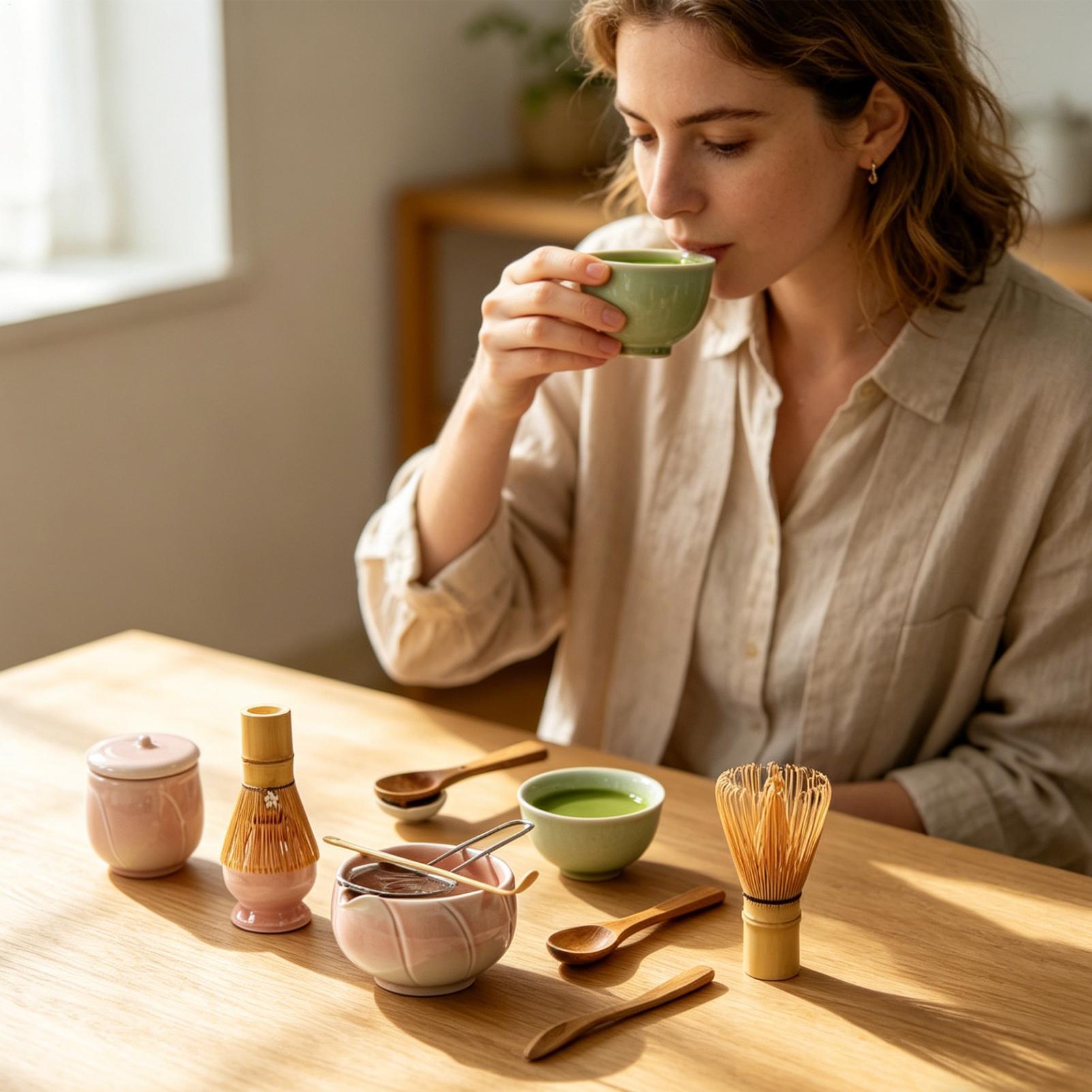 Tea Set with Whisk Scoop Ceram - Kitchen Gadgets Men recension och pris
