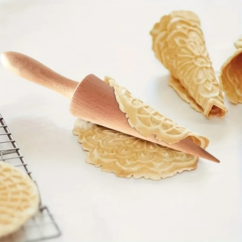2025 Hot 1Pc Wooden Ice Cream  - Kitchen Gadgets Of 2025 recension och pris