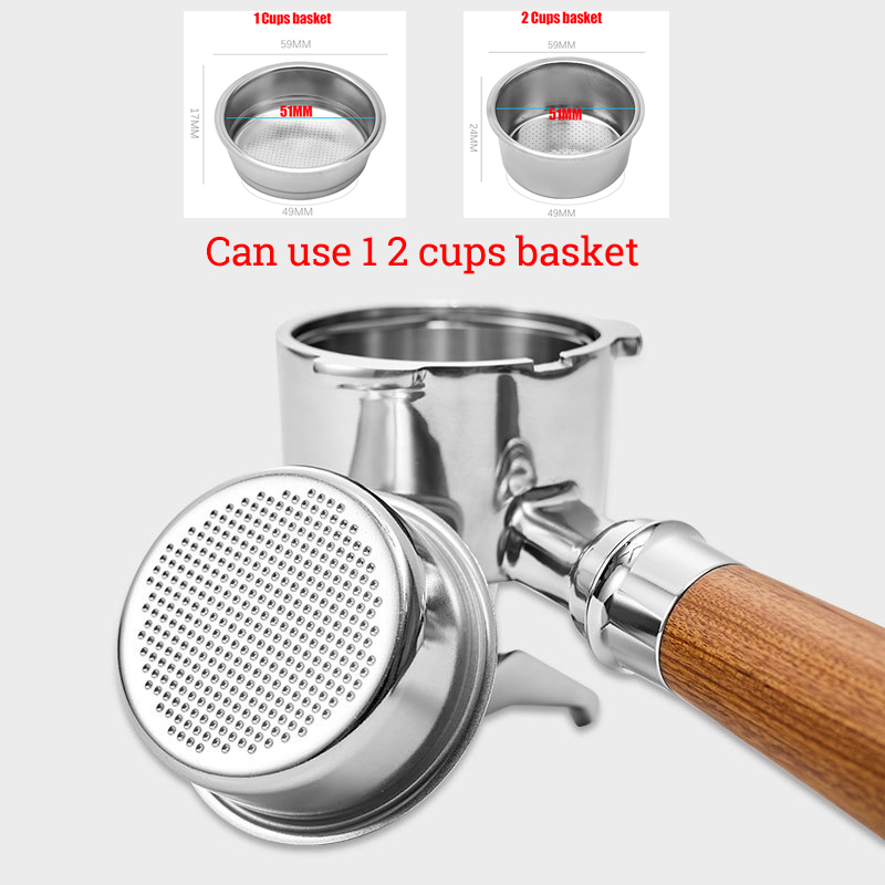 Double Spout 51mm Coffee Porta - Delonghi Espresso Magnifica recension och pris