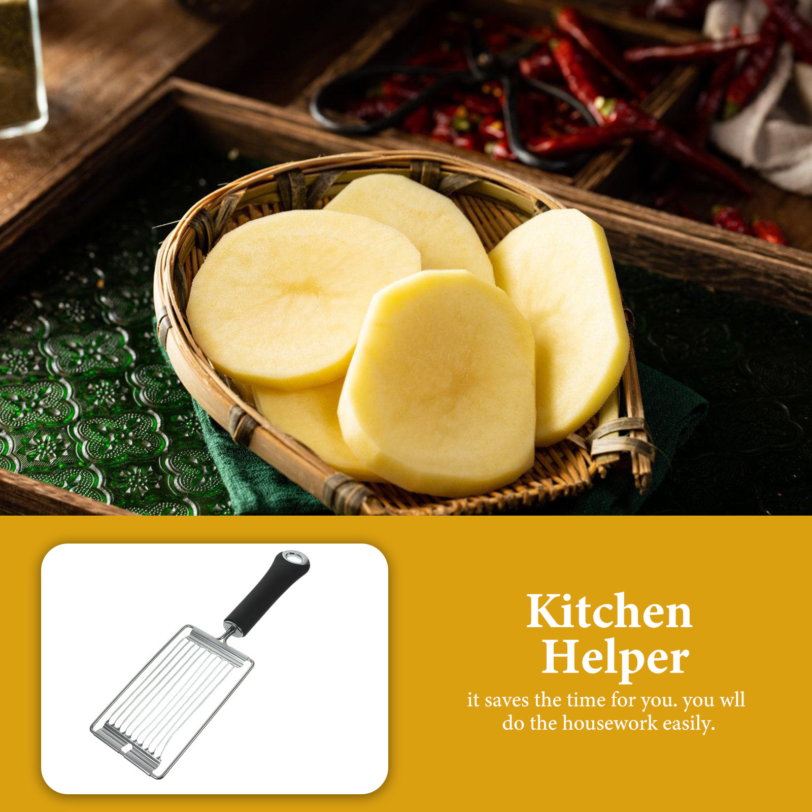 Vegetable Slicers Stainless St - Kitchen Helper Gadgets recension och pris