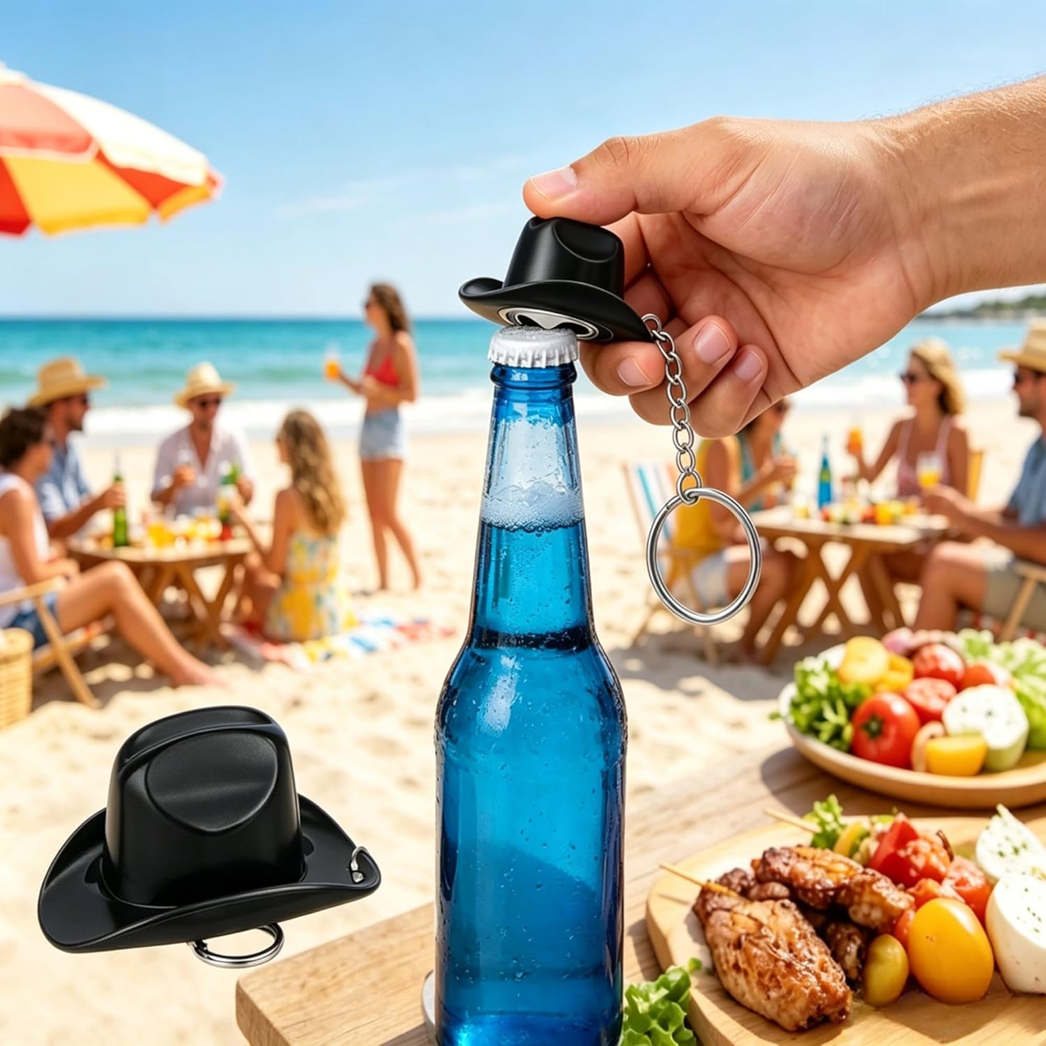 2 PCS Cowboy Hat Design Bottle - Kitchen Gadgets Men recension och pris