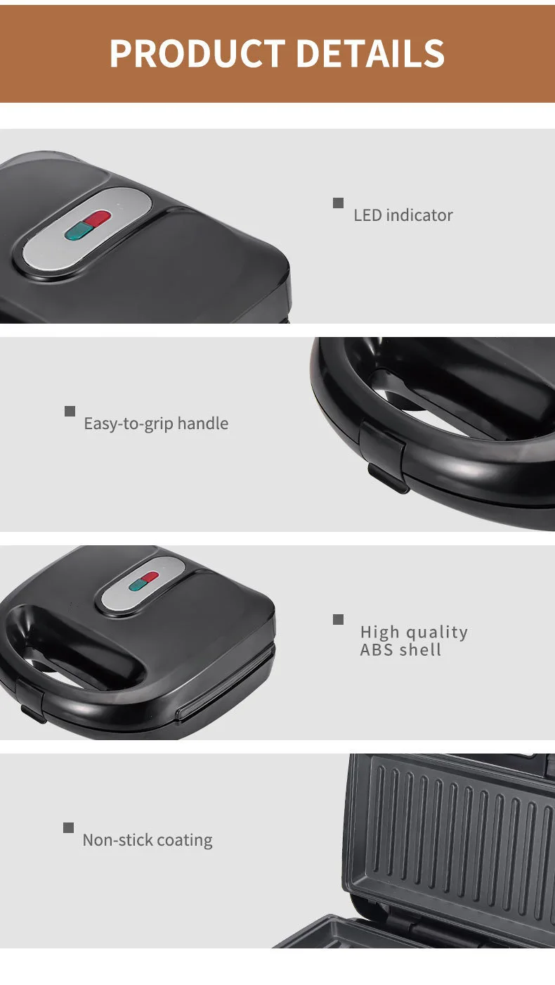 220/110V Household Appliances  - Breakfast Sandwich Maker recension och pris