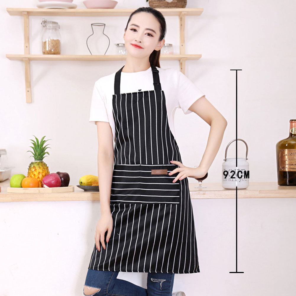 Striped Bib Apron For Men Wome - Kitchen Helper Gadgets recension och pris