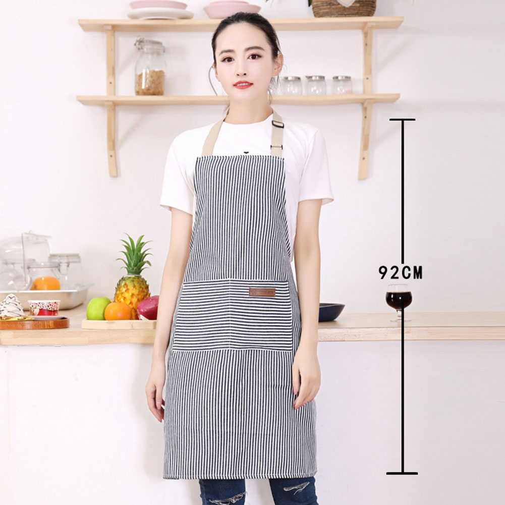 Striped Bib Apron For Men Wome - Kitchen Helper Gadgets recension och pris