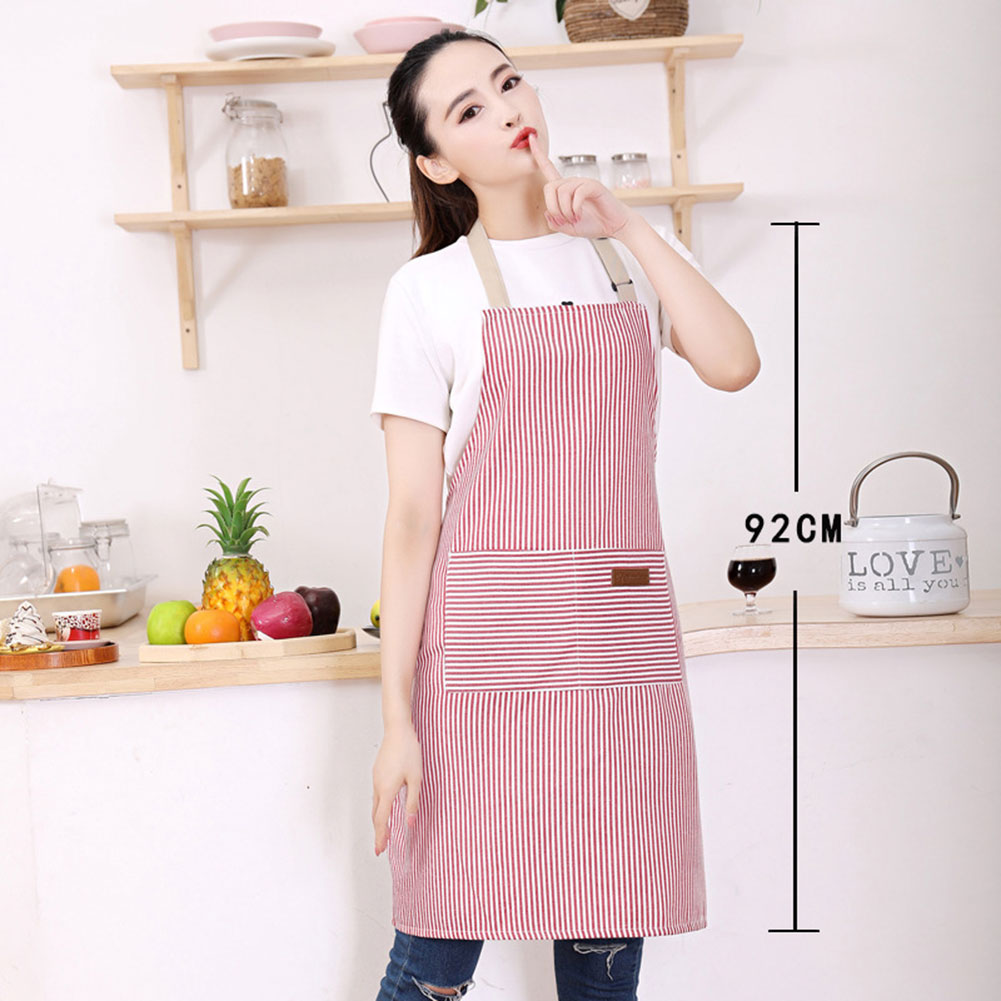 Striped Bib Apron For Men Wome - Kitchen Helper Gadgets recension och pris