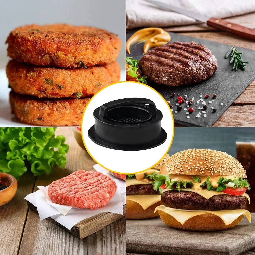 Round Hamburger Burger Press B - Kitchen Helper Gadgets recension och pris